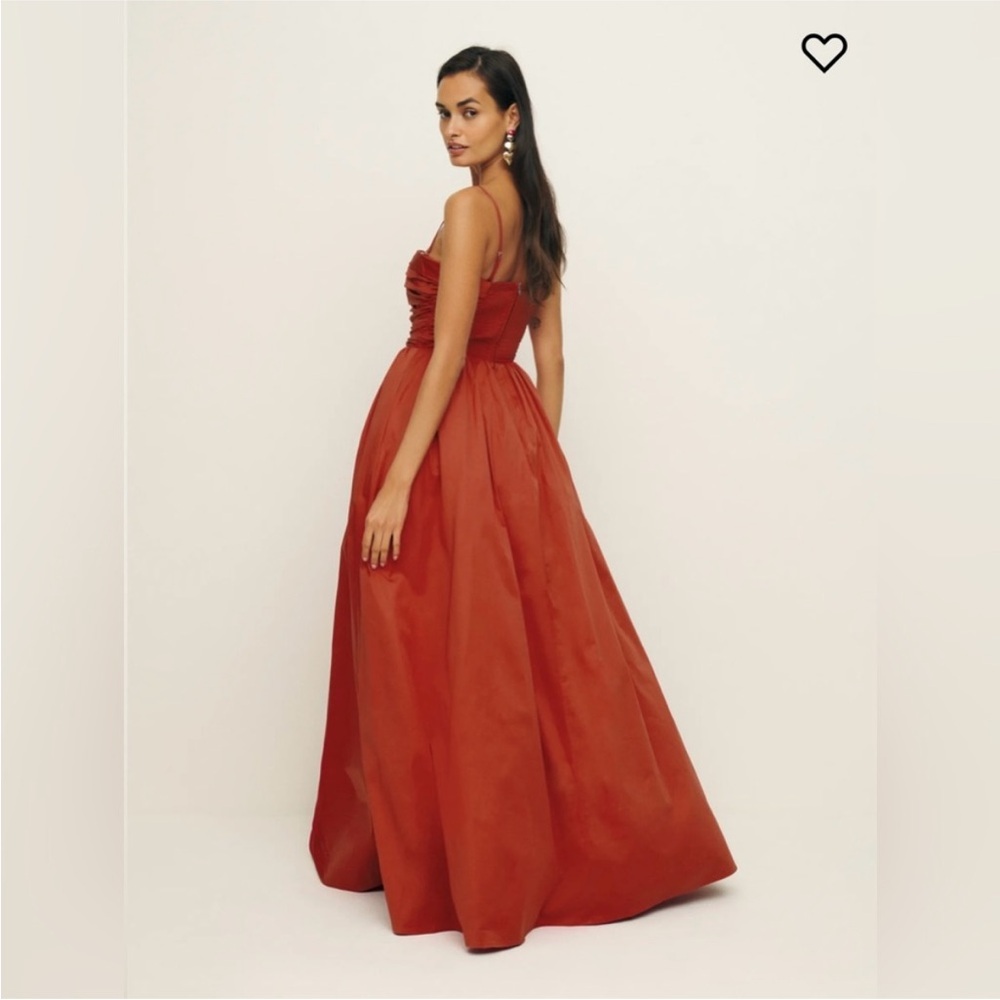 Reformation Kastoria Dress in "Sundried Tomato" (Red)